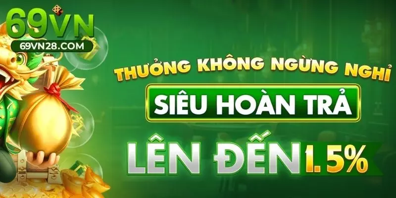 Giới thiệu sự kiện siêu khuyến mãi hoàn trả 1.5%
